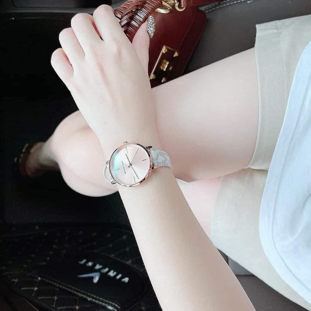  Shop Authentic Michael Kors Jayne Three Hand Rose Gold Dial White Leather Strap Watch For Women - MK7128 - Luxxuri