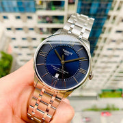  Shop Authentic Tissot Chemin Des Tourelles Powermatic 80 Blue Dial Silver Steel Strap Watch for Men - T099.407.11.048.00 - Luxxuri