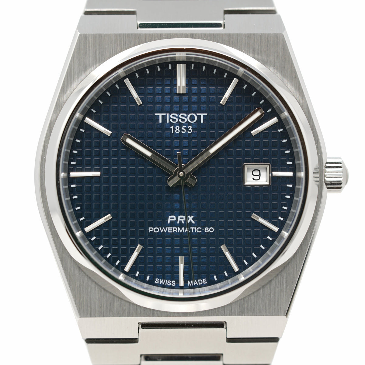  Shop Authentic Tissot PRX Powermatic 80 Blue Dial Silver Steel Strap Watch For Men - T137.407.11.041.00 - Luxxuri