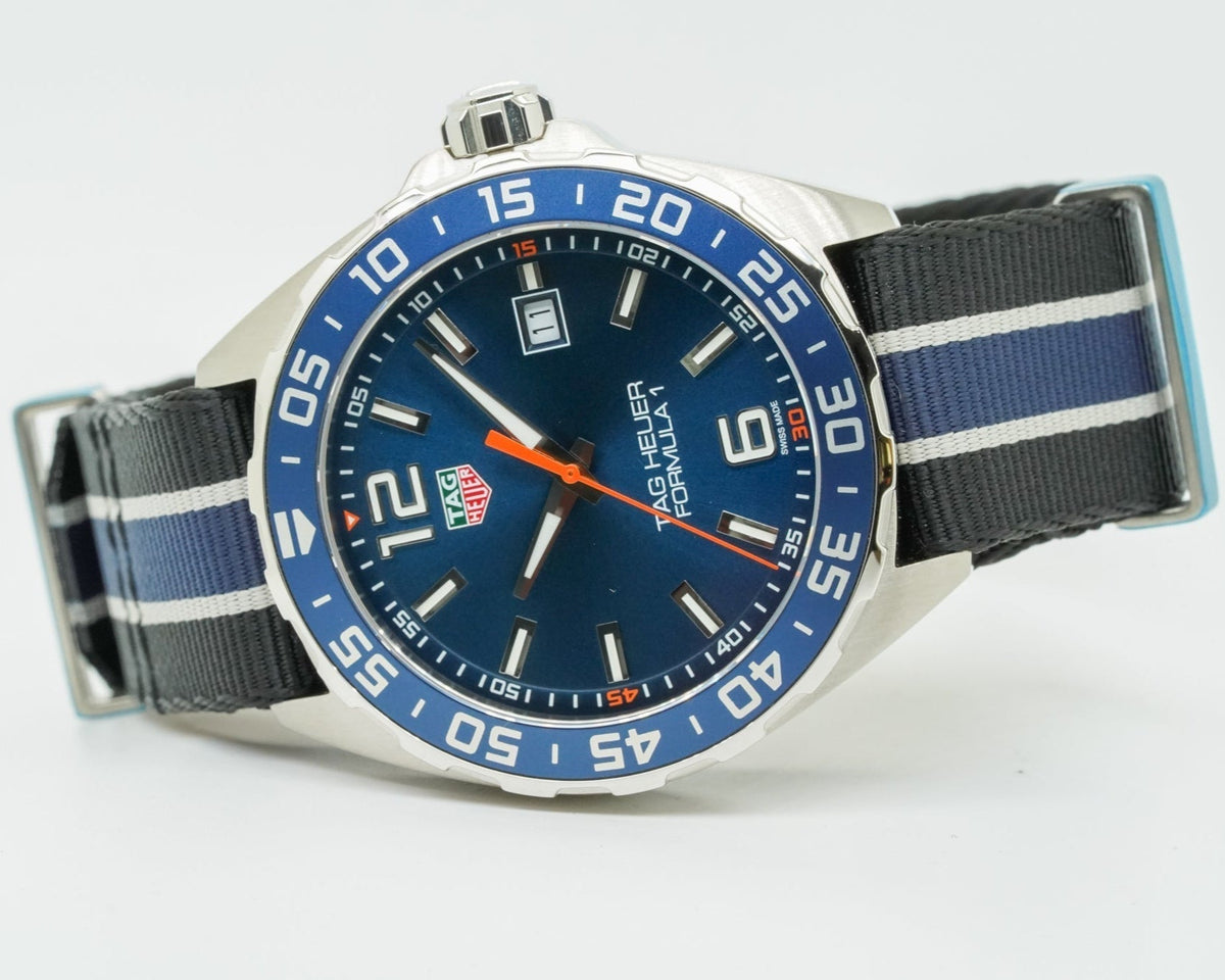  Shop Authentic Tag Heuer Formula 1 Blue Dial Watch for Men - WAZ1010.FC8197 - Luxxuri