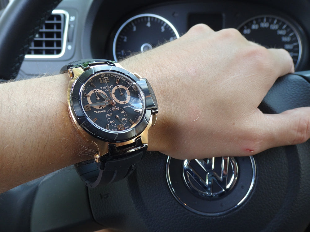  Shop Authentic Tissot T Race Chronograph Automatic Black Dial Black Rubber Strap Watch for Men - T048.417.27.057.06 - Luxxuri