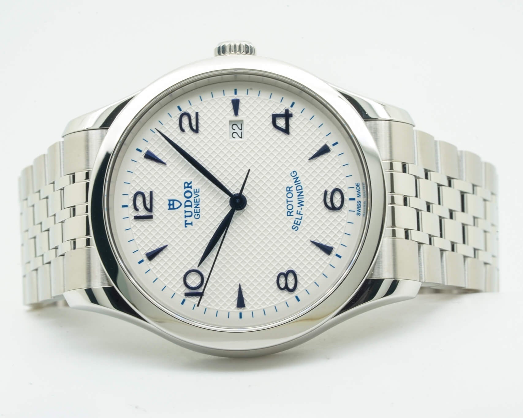  Shop Authentic Tudor 1926 Automatic White Dial Silver Steel Strap Watch for Men - M91650-0005 - Luxxuri