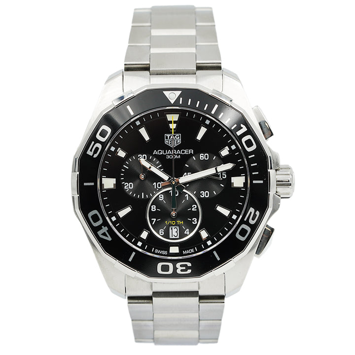  Shop Authentic Tag Heuer Aquaracer Black Dial Watch for Men - CAY111A.BA0927 - Luxxuri