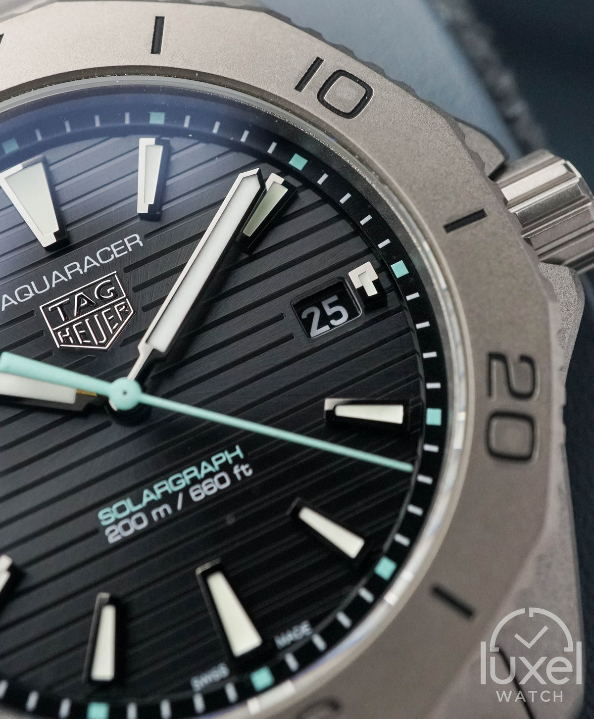 Shop Authentic Tag Heuer Aquaracer Professional 200 Solargraph Quartz Black Dial Silver Steel Strap Watch for Men - WBP1180.BF0000 - Luxxuri