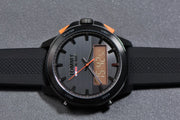  Shop Authentic Tommy Hilfiger Jeans Analog Black Dial Black Silicone Strap Watch For Men - 1791763 - Luxxuri