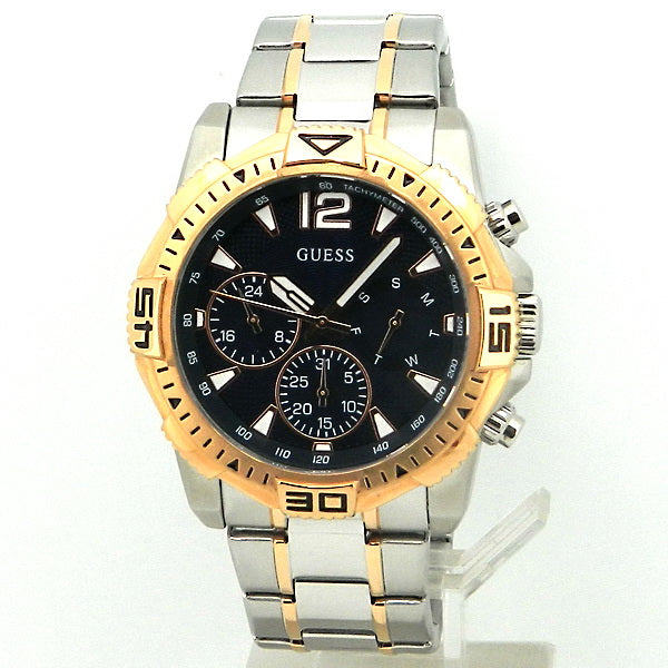  Shop Authentic Guess Commander Chronograph Blue Dial Two Tone Steel Strap Watch for Men - GW0056G5 - Luxxuri