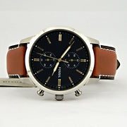  Shop Authentic Fossil Townsman Chronograph Black Dial Brown Leather Strap Watch for Men  - FS5280 - Luxxuri