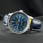 Shop Authentic Breitling Navitimer Automatic 41 Blue Dial Blue Leather Strap Watch for Men - A17326161C1P3 - Luxxuri