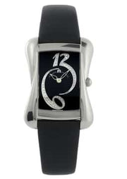  Shop Authentic Maurice Lacroix Divina Black Dial with Diamonds Black Leather Strap Watch for Women - DV5012-SD531-120 - Luxxuri