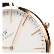  Shop Authentic Daniel Wellington Classic St Mawes White Dial Brown Leather Strap Watch For Men - DW00100006 - Luxxuri