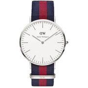  Shop Authentic Daniel Wellington Classic Oxford White Dial Two Tone Nylon Strap Watch For Men - DW00100015 - Luxxuri