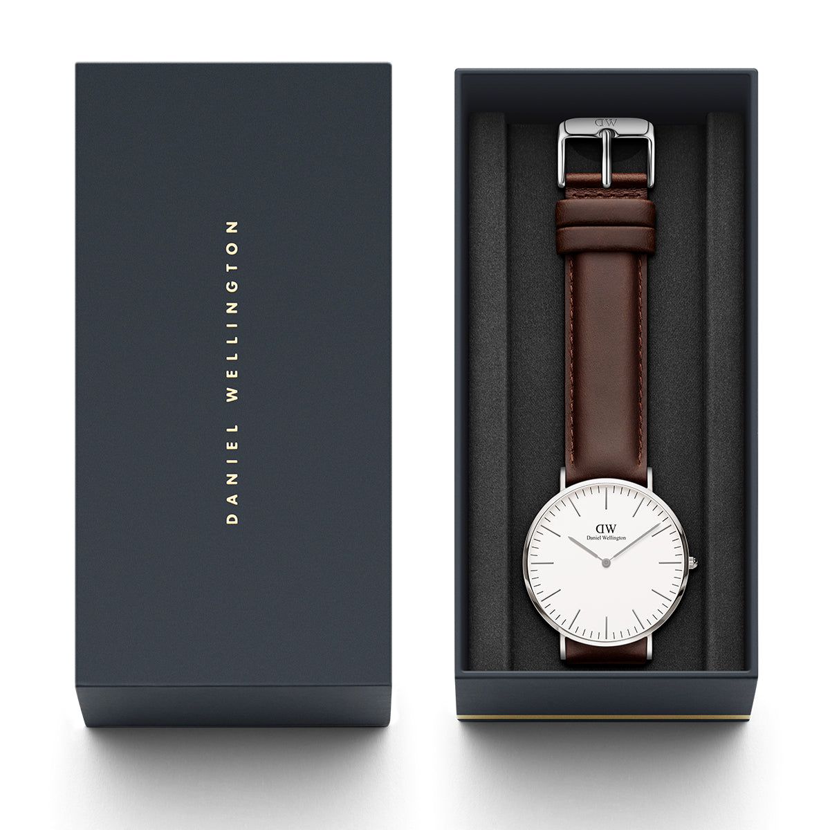  Shop Authentic Daniel Wellington Classic Bristol Quartz White Dial Brown Leather Strap Watch For Men - DW00100023 - Luxxuri