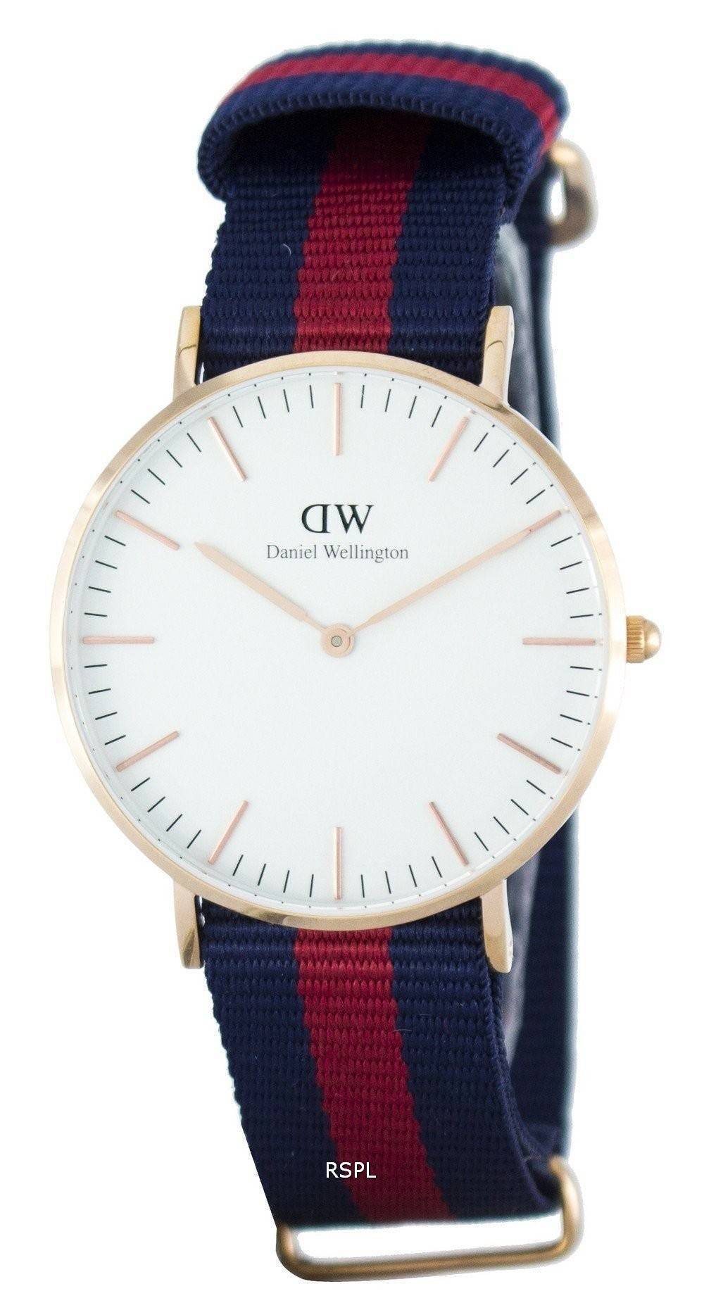  Shop Authentic Daniel Wellington Classic Oxford White Dial Two Tone NATO Strap Watch For Women - DW00100029 - Luxxuri