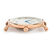  Shop Authentic Daniel Wellington Dapper Bristol White Dial Brown Leather Strap Watch For Men - DW00100086 - Luxxuri