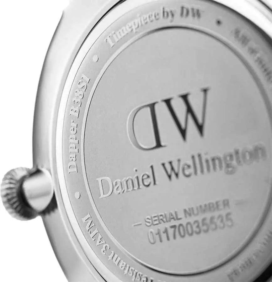  Shop Authentic Daniel Wellington Dapper Reading Quartz White Dial Black Leather Strap Watch For Women - DW00100117 - Luxxuri
