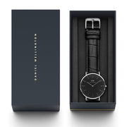  Shop Authentic Daniel Wellington Classic Reading Black Dial Black Leather Strap Watch For Men - DW00100135 - Luxxuri