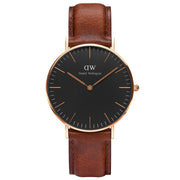  Shop Authentic Daniel Wellington Petite St Mawes Black Dial Brown Leather Strap Watch For Women - DW00100169 - Luxxuri