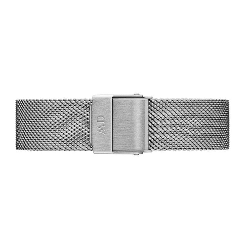 Daniel Wellington Petite Sterling White Dial Silver Mesh Bracelet Watch For Women - DW00100164