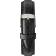  Shop Authentic Daniel Wellington Petite Sheffield Black Dial Black Leather Strap Watch For Women - DW00100180 - Luxxuri