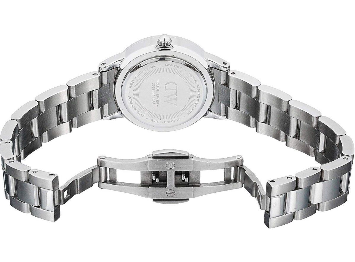  Shop Authentic Daniel Wellington Iconic Link White Dial Silver Steel Strap Watch For Women - DW00100207 - Luxxuri