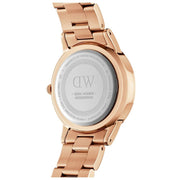  Shop Authentic Daniel Wellington Iconic Link Black Dial Rose Gold Steel Strap Watch for Women - DW00100212 - Luxxuri