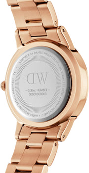  Shop Authentic Daniel Wellington Iconic Link White Dial Rose Gold Steel Strap Watch for Women - DW00100213 - Luxxuri