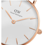  Shop Authentic Daniel Wellington Classic Petite York White Dial Brown Leather Strap Watch For Women - DW00100176 - Luxxuri