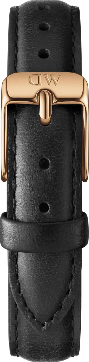  Shop Authentic Daniel Wellington Classic Petite Sheffield White Dial Black Leather Strap Watch For Women - DW00100230 - Luxxuri