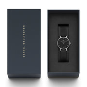  Shop Authentic Daniel Wellington Petite Ashfield Black Dial Black Mesh Strap Watch For Women - DW00100246 - Luxxuri