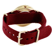  Shop Authentic Daniel Wellington Classic Roselyn White Dial Maroon Nylon Strap Watch For Women - DW00100267 - Luxxuri