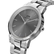  Shop Authentic Daniel Wellington Link Grey Dial Silver Steel Strap Watch For Men - DW00100328 - Luxxuri