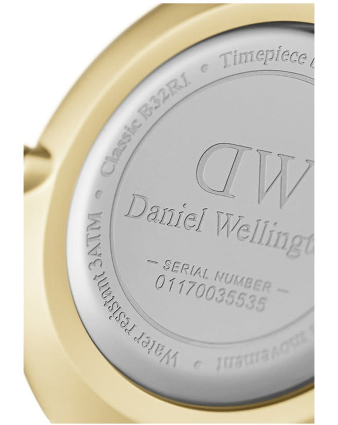  Shop Authentic Daniel Wellington Classic Petite Black Dial Gold Mesh Bracelet Watch For Women - DW00100347 - Luxxuri