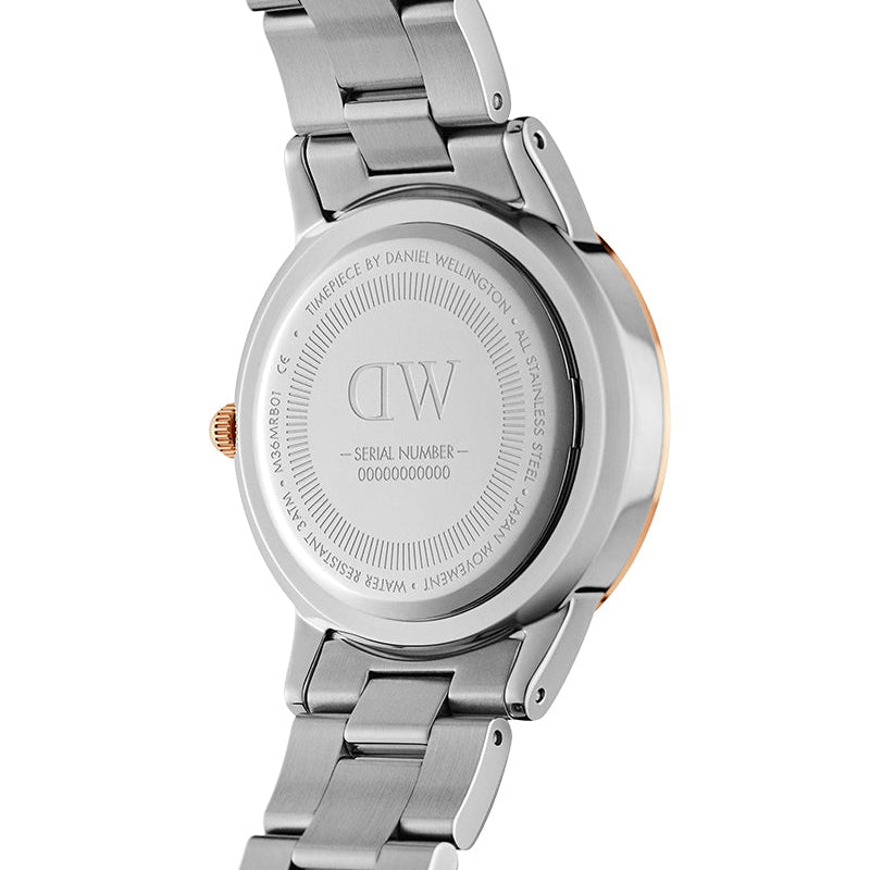  Shop Authentic Daniel Wellington Iconic Link Pink Dial Silver Steel Strap Watch For Women - DW00100327 - Luxxuri