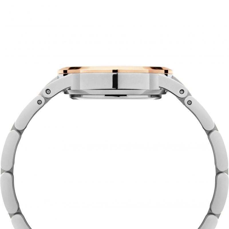  Shop Authentic Daniel Wellington Iconic Link White Dial Two Tone Steel Strap Watch For Women - DW00100359 - Luxxuri
