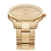  Shop Authentic Daniel Wellington Iconic Link Unitone Gold Dial Gold Steel Strap Watch For Women - DW00100403 - Luxxuri