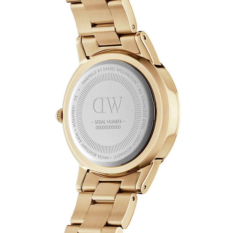 Shop Authentic Daniel Wellington Iconic Link Unitone Gold Dial Gold Steel Strap Watch For Women - DW00100403 - Luxxuri