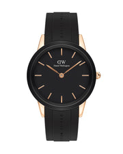  Shop Authentic Daniel Wellington Iconic Motion Black Dial Black Rubber Strap Watch For Men - DW00100425 - Luxxuri