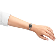  Shop Authentic Daniel Wellington Quadro Studio Black Dial Silver Mesh Strap Watch For Women - DW00100522 - Luxxuri