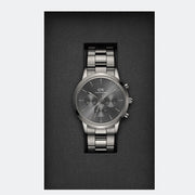  Shop Authentic Daniel Wellington Iconic Link Chronograph Grey Dial Grey Steel Strap Watch for Men - DW00100643 - Luxxuri