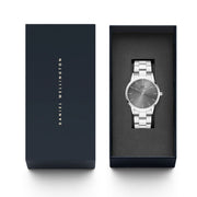  Shop Authentic Daniel Wellington Link Grey Dial Silver Steel Strap Watch For Men - DW00100328 - Luxxuri