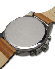  Shop Authentic Diesel Mega Chief White Dial Brown Leather Strap Watch For Men - DZ4280 - Luxxuri