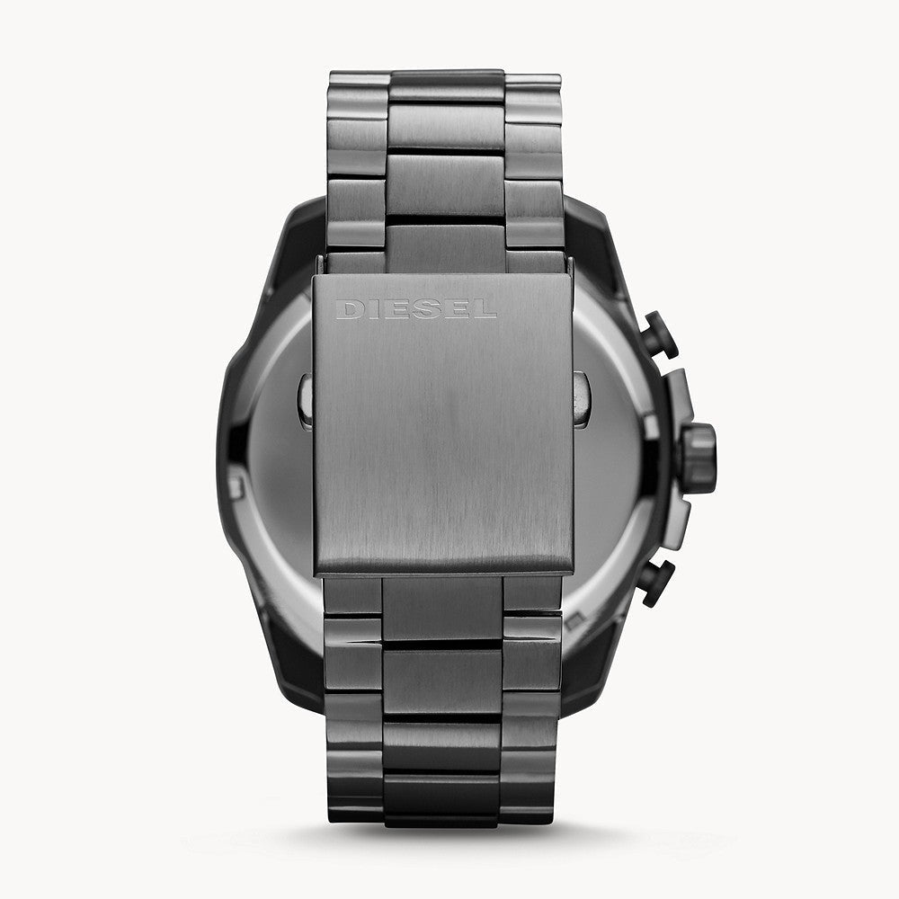  Shop Authentic Diesel Mega Chief Chronograph Grey Dial Gunmetal Men's Watch - DZ4282 - Luxxuri
