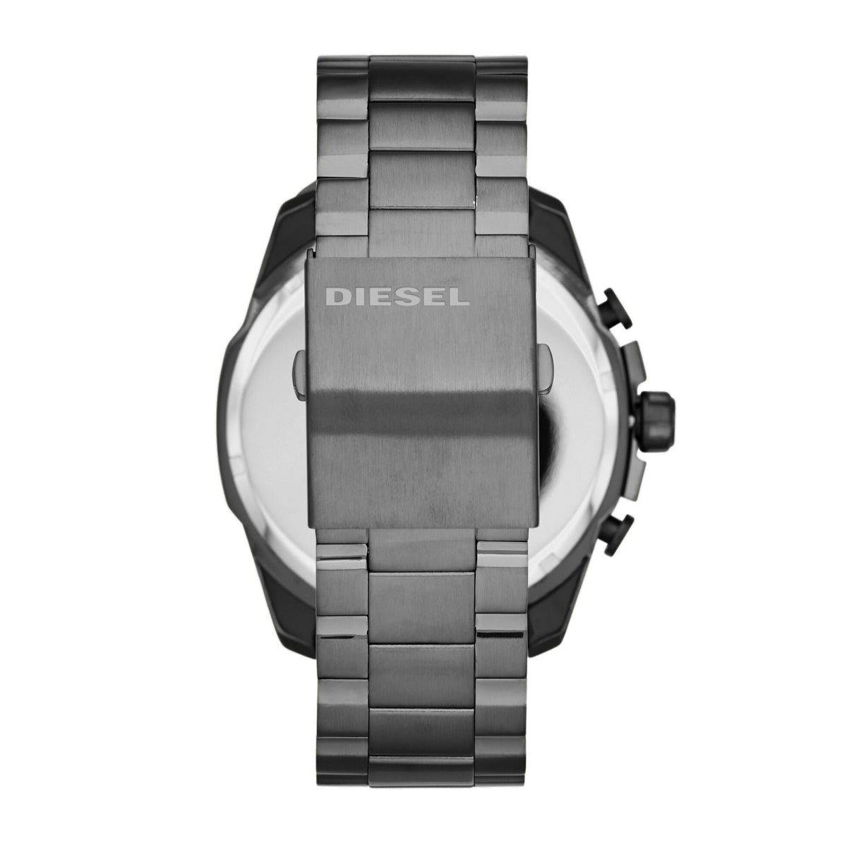  Shop Authentic Diesel Mega Chief Chronograph Blue Dial Black Steel Strap Watch For Men - DZ4329 - Luxxuri
