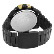  Shop Authentic Diesel Mega Chief Chronograph Black Dial Black Steel Strap Watch For Men - DZ4338 - Luxxuri