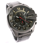  Shop Authentic Diesel  Mega Chief Chronograph Grey Dial Grey Steel Strap Watch For Men - DZ4421 - Luxxuri
