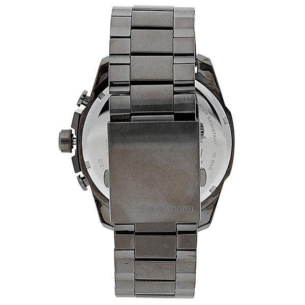  Shop Authentic Diesel  Mega Chief Chronograph Grey Dial Grey Steel Strap Watch For Men - DZ4421 - Luxxuri
