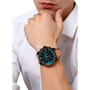  Shop Authentic Diesel Mega Chief Chronograph Copper Dial Brown Leather Strap Watch For Men - DZ4476 - Luxxuri