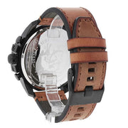  Shop Authentic Diesel Mega Chief Chronograph Copper Dial Brown Leather Strap Watch For Men - DZ4476 - Luxxuri