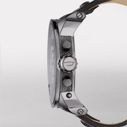  Shop Authentic Diesel Mr Daddy Chronograph White Dial Black Leather Strap Watch For Men - DZ7125 - Luxxuri