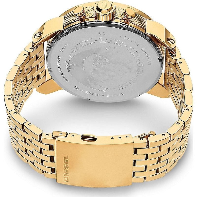  Shop Authentic Diesel Big Daddy Analog Gold Dial Gold Stainless Steel Watch For Men - DZ7287 - Luxxuri